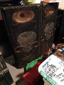 Pair of 15in warfadala PA speakers