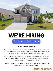 Student Painters Hiring (June-August)