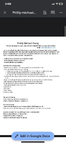 looking for work