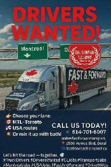 Drivers Wanted !