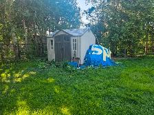 Shed moved