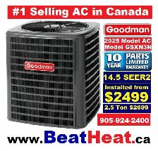 Goodman 2 Ton Air conditioner 24,000 BTU SALE with installation