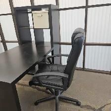 office desk and a chair