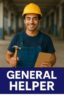 Searching for General Helper job. not hiring