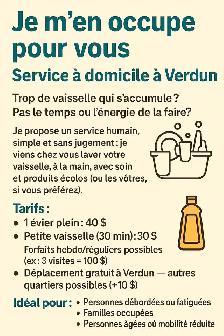 NETTOYAGE DE VAISELLES