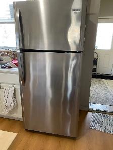 Stainless Steel Refrigerator - Lightly Used