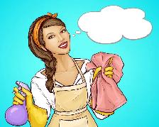 cleaning lady