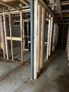 Hourly South Basement Framer