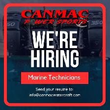 Now Hiring Marine Technicians at Canmac Powersports!
