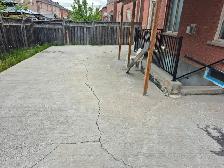 Concrete Removal Needed – Sinking Backyard Slab