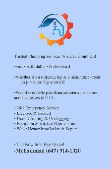 Licensed Plumber