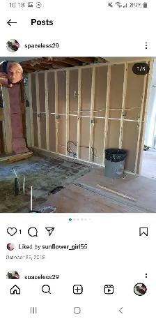 Professional drywaller