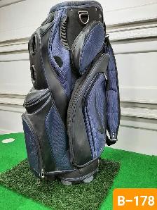 Nike Tour Cart Style Golf Clubs Bag - Black and Blue