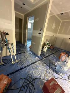 Drywall Finishing – Taping, Mudding, Boarding