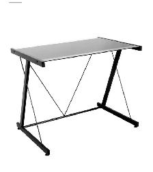 Small glass office desk