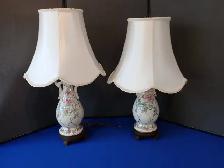 Pair of Porcelain Lamps