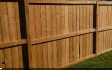 Pressure treated fencing for $48 per linear ft