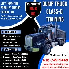 DZ TRUCK TRAINING WITH EARLY ROAD TEST