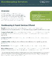 Bookkeeping and Accounting Services