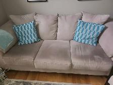 Couch and Barcelona Chair