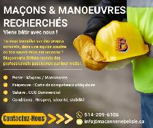 Maçons et Manœuvres recherchés