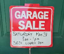 May 31st Garage Sale on Logmoss Crescent in Mississauga