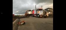 End dump driver