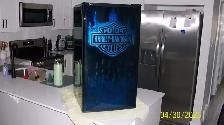 CUSTOM HARLEY DAVIDSON FRIDGE
