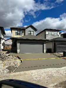Place and Finish Concrete.
