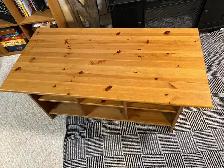 Coffee Table with Shelves