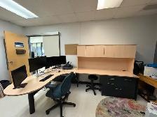Office Desk and Cabinet
