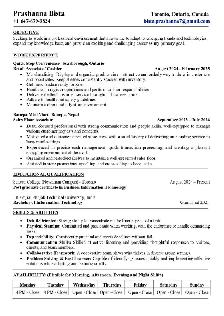 Looking for a Part-Time Job (Not Hiring)