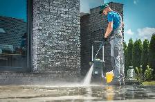 we pay $300/day pressure washer/polymeric sanding