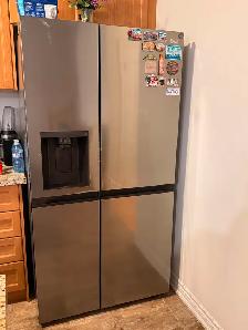 LG 36 in. 27 cu ft. Stainless Steel Side-by-side Refrigerator