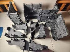 Painted Wargaming City Terrain