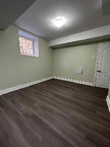 Walk  out legal basement apartment for rent .