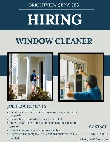 Window Cleaner – On Call (Commission-Based)