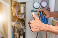 HVAC g2 air conditioning service tech work call us
