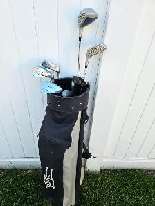 Golf Clubs & Bag