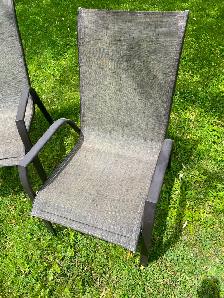 Patio sling chairs