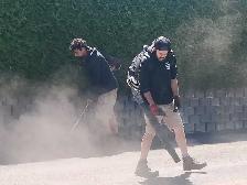 instalateur de scellant d'asphalte