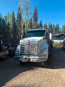 Logging truck driver
