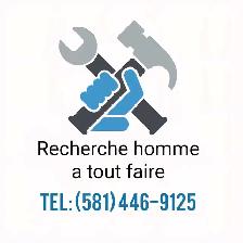 Recherche homme a tout faire