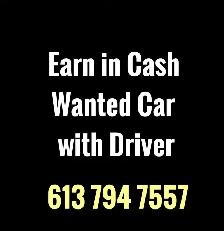 Wanted Drivers with Cars