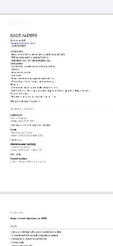 Wanting work or service offering!