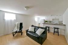RENOVATED BRIGHT & SPACIOUS 1 bedroom   den BASEMENT APARTMENT
