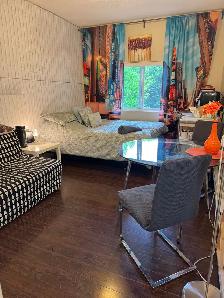 Furnished studios for  1-4 weeks in downtown