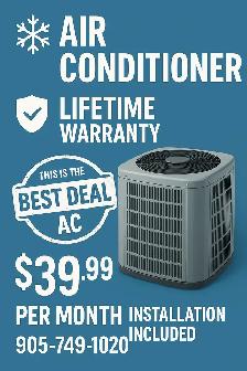Just $39.99/Month – Air Conditioners Installed!