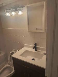 newly renovated basement apartment
