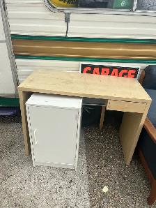 Beigesmall office desk, not white unit